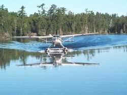 A floatplane used for Canada fly-in fishing trips.